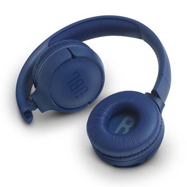 Casti JBL Tune 500BT, Bluetooth, On-ear, Microfon, albastru