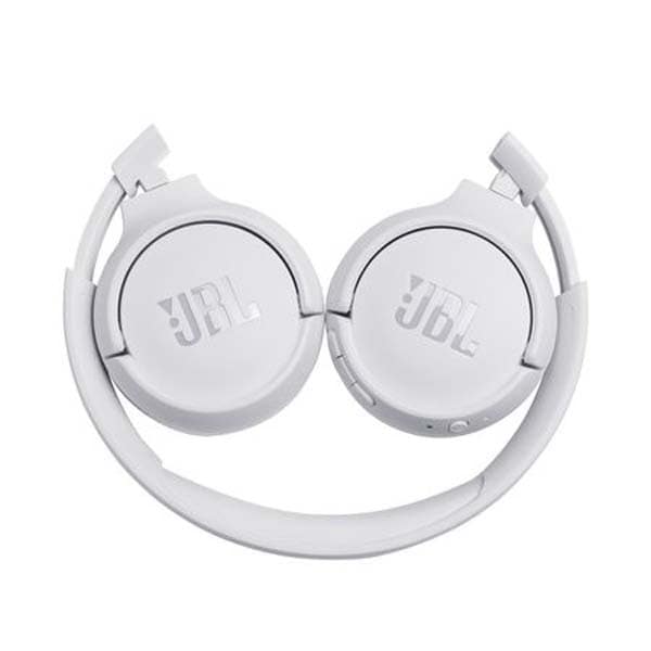Casti JBL Tune 500BT, Bluetooth, On-ear, Microfon, alb