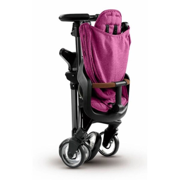 Carucior sport QPLAY Easy 321QPEASY10, 5 puncte, 6 luni+, roz-negru