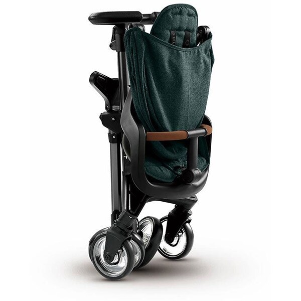 Carucior sport QPLAY Easy 321QPEASY80, 5 puncte, 6 luni+, verde inchis-negru