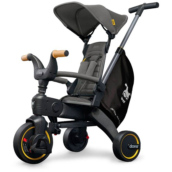 Tricicleta copii DOONA Liki Trike S5 SP550-99-030-041, 10 luni - 3 ani, gri inchis