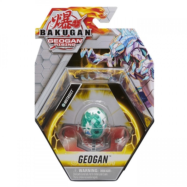 Figurina BAKUGAN Mutasect S3 Geogan 6059850_20129000, 6 ani+, alb-verde deschis