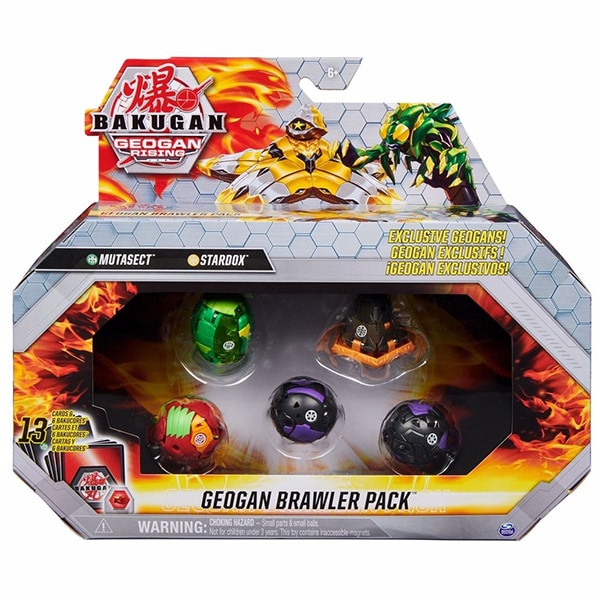 Set figurine BAKUGAN S3 Geogan Brawler Mutasect si Stardox 6060272_20129975, 6 ani+, mulicolor