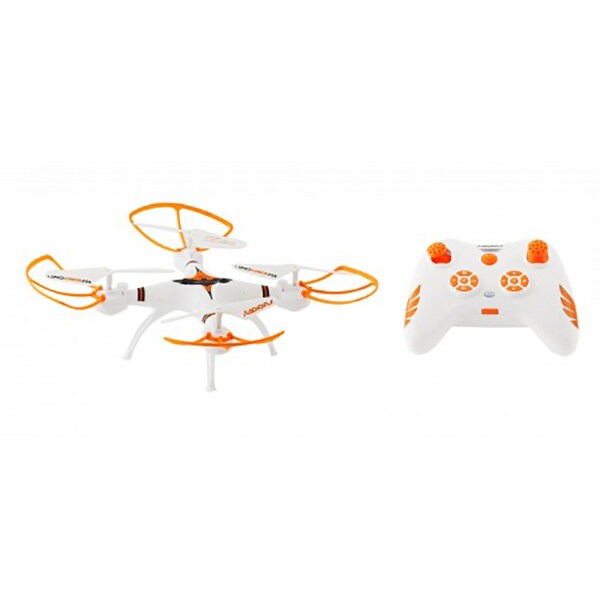 Drona cu radiocomanda RADIOFLY 37998J, 8 ani+, alb-portocaliu 