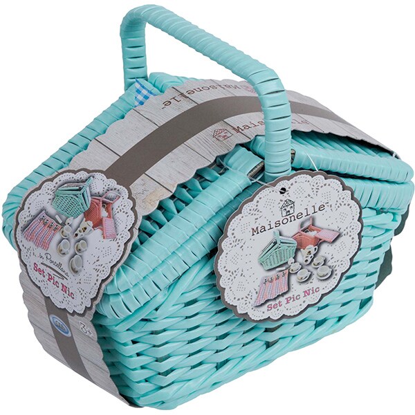 Set picnic MAISONELLE 56288J, 3 ani+, roz-bleu 