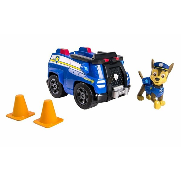 Masina PAW PATROL Chase cu masina de politie 6026050, 3 ani+, albastru-maro