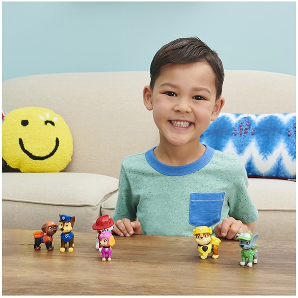Set 6 figurine PAW PATROL Movie Pups 6060361, 3 ani+, multicolor