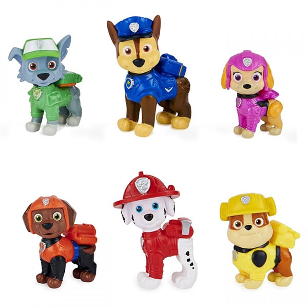 Set 6 figurine PAW PATROL Movie Pups 6060361, 3 ani+, multicolor