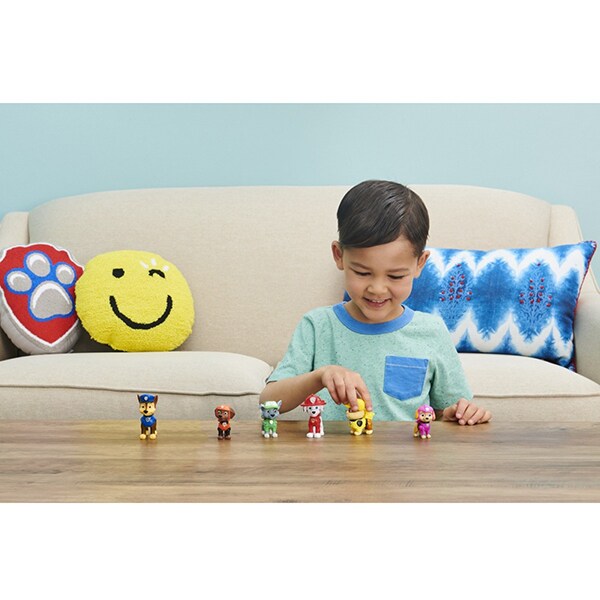 Set 6 figurine PAW PATROL Movie Pups 6060361, 3 ani+, multicolor