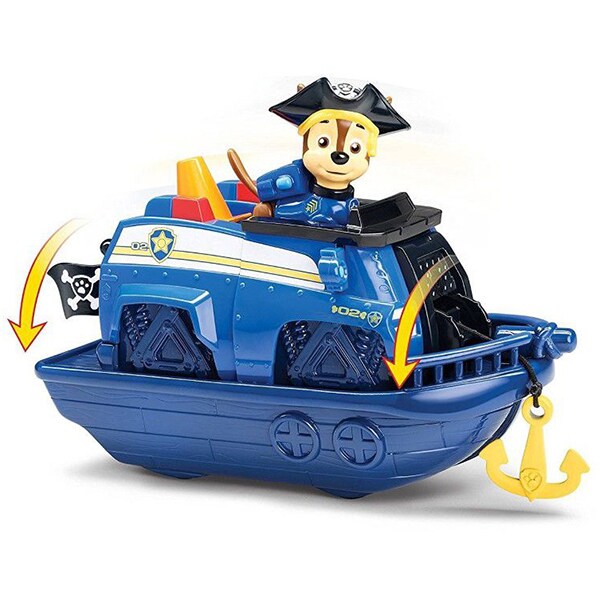 Set barcute SPIN MASTER Paw Patrol Pirate vehicles 6040214, 3 ani+, albastru-rosu