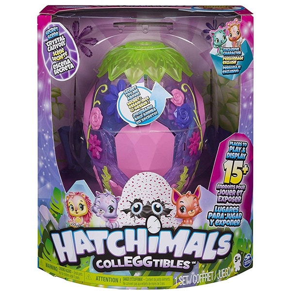 Figurina SPIN MASTER Hatchimals Colleggtibles Secret scene - Canionul de cristal 6043964, 5 ani+, multicolor 