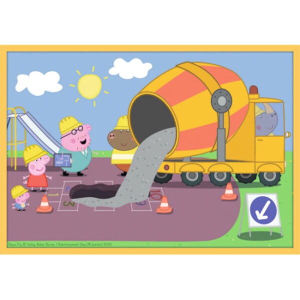 Puzzle 10in1 TREFL Peppa Pig cu prietenii 90358, 4 ani+, 329 piese