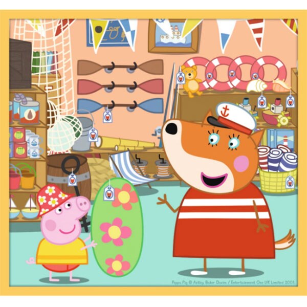 Puzzle 10in1 TREFL Peppa Pig cu prietenii 90358, 4 ani+, 329 piese