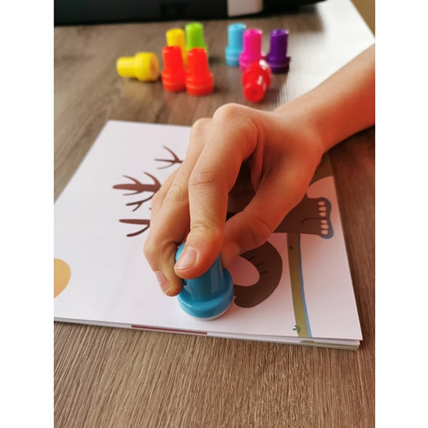Joc educativ APLI Stampile AL018506, 4 ani+