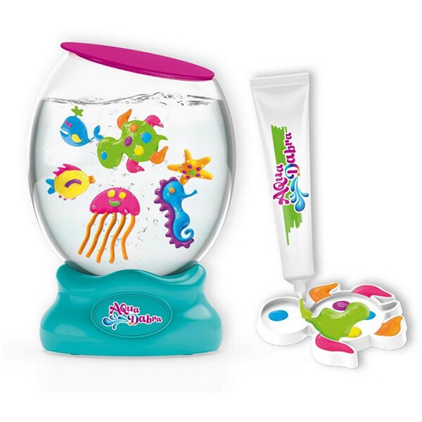Set creativ AQUADABRA Acvariu cu lumini si figurine de modelat 331-19, 5 ani+, multicolor 