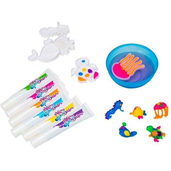 Set creativ AQUADABRA Acvariu cu lumini si figurine de modelat 331-19, 5 ani+, multicolor 