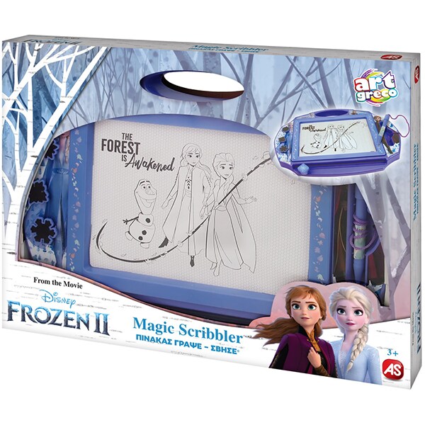 Tabla de scris ART GRECO Magic Scribbler - Frozen II 1028-12261, 3 ani+, albastru