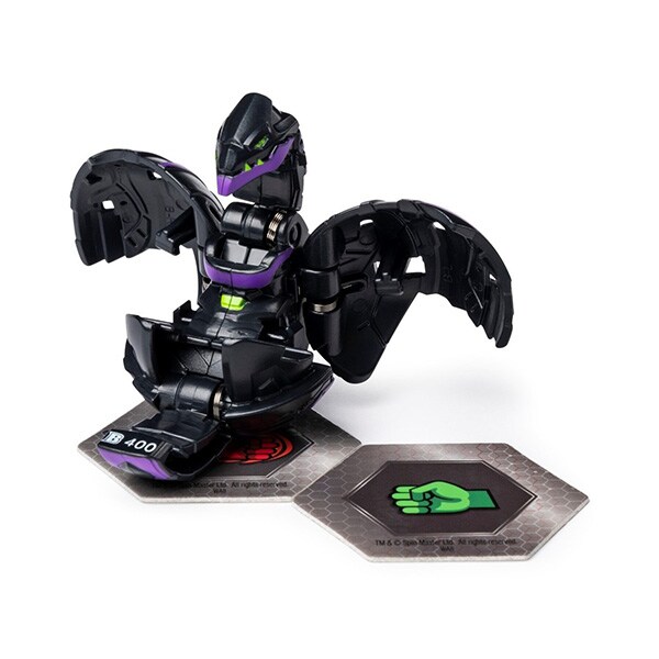 Figurina BAKUGAN Darkus Serpenteze Leviathan Black 6045148_20107949, 6 ani+, negru-mov