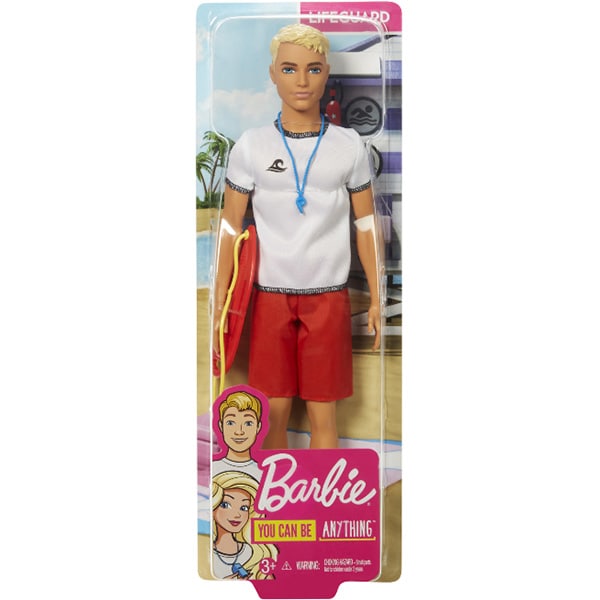 Papusa BARBIE Ken Salvamar MTFXP04, 3 ani+, multicolor