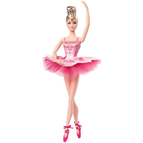 Papusa BARBIE Colectie Balerina MTGHT41, 6 ani+, roz