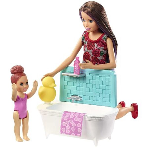 Set BARBIE Family - Facem baita MTFXH05, 3 ani+, multicolor
