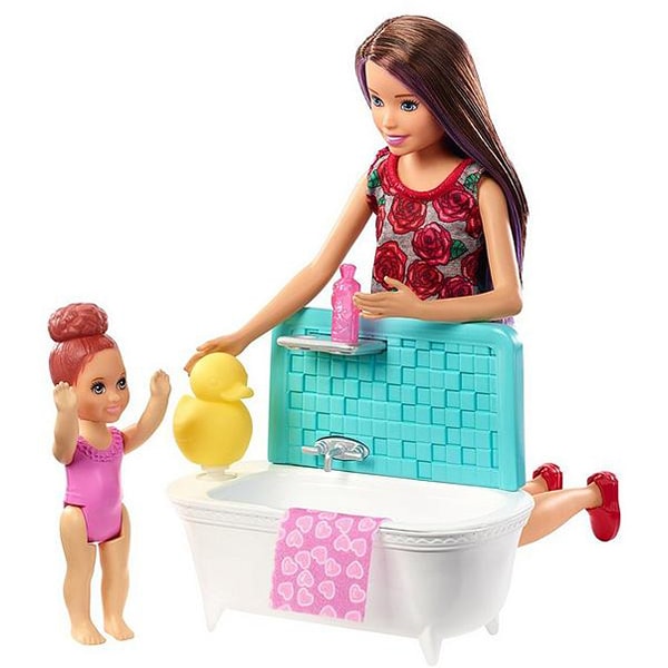 Set BARBIE Family - Facem baita MTFXH05, 3 ani+, multicolor