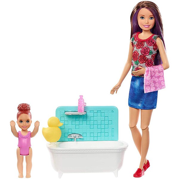 Set BARBIE Family - Facem baita MTFXH05, 3 ani+, multicolor