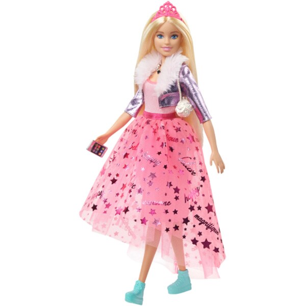 Papusa BARBIE Printesa cu accesorii MTGML76, 3 ani+, multicolor