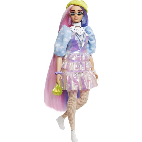 Papusa BARBIE Extra Beanie MTGVR05, 3 ani+, multicolor