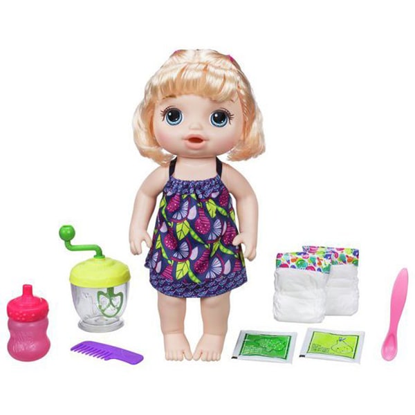 Papusa bebelus BABY ALIVE Sweet Spoonfuls E0586, 3 ani+, multicolor