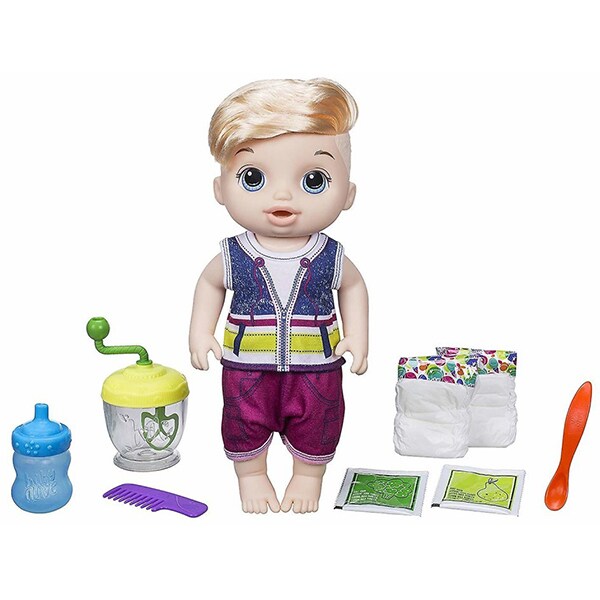 Papusa bebelus BABY ALIVE Sweet Spoonfuls E0635, 3 ani+, multicolor