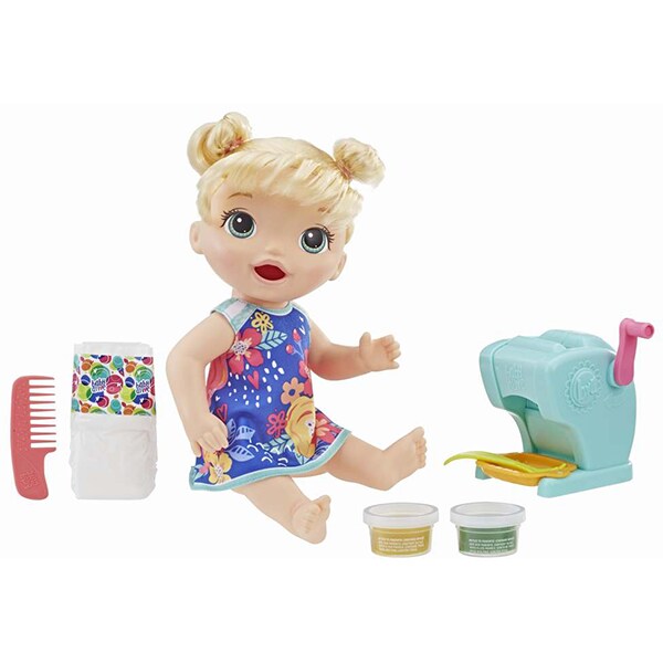 Papusa bebelus BABY ALIVE Snackin' Shapes E3694, 3 ani+, multicolor 
