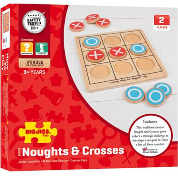 Joc educativ BIGJIGS " X si Zero" BJ691, 3 ani +, multicolor 