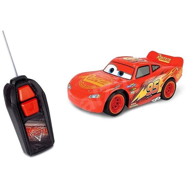 Masinuta cu telecomanda CARS Fulger McQueen , 4 ani+, rosu-negru
