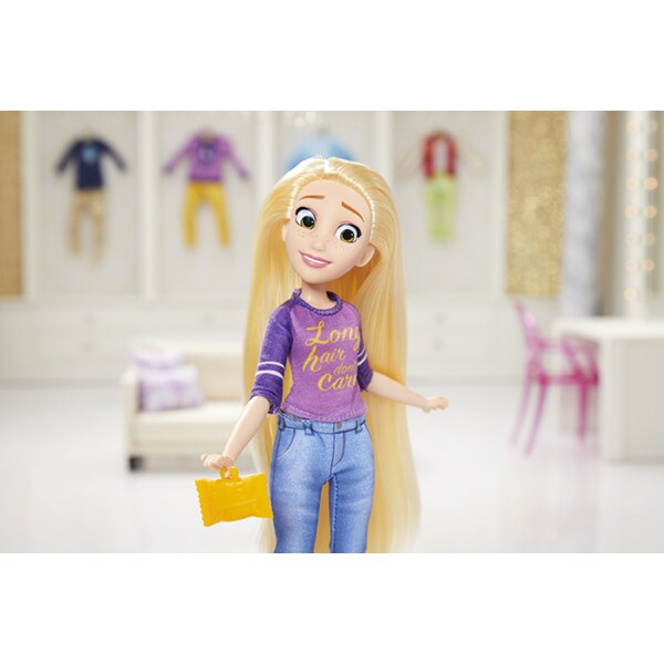 Papusa DISNEY PRINCESS Rapunzel E8393_E8402, 5 ani+, multicolor