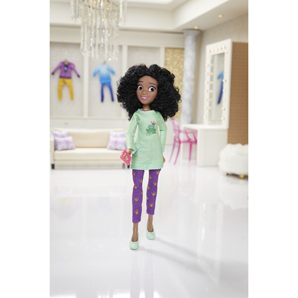 Papusa DISNEY PRINCESS Tiana E8393_E8403, 5 ani+, multicolor