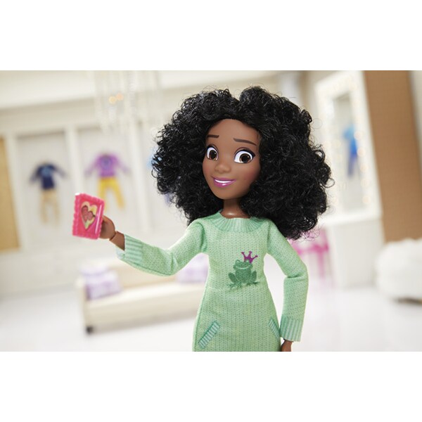 Papusa DISNEY PRINCESS Tiana E8393_E8403, 5 ani+, multicolor