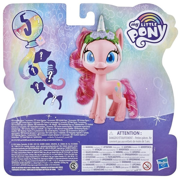 Figurina MY LITTLE PONY Pinkie Pie Potion Dress Up E9101_E9140, 3 ani+, roz-alb
