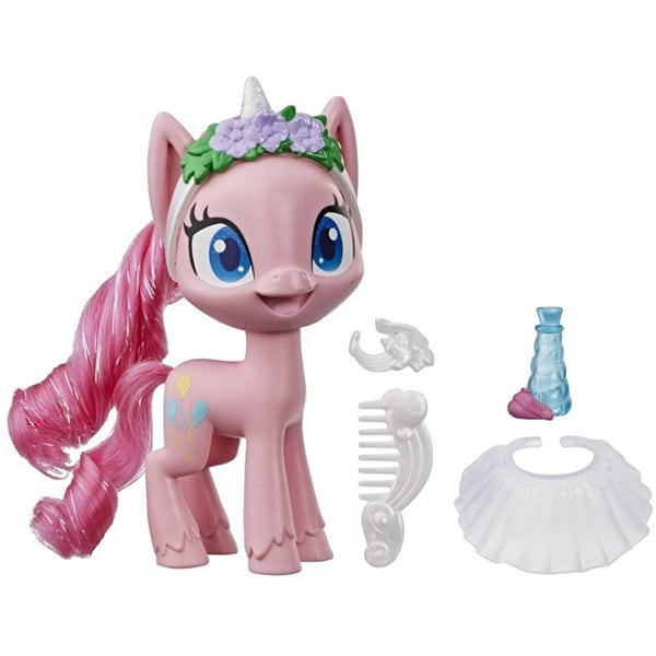 Figurina MY LITTLE PONY Pinkie Pie Potion Dress Up E9101_E9140, 3 ani+, roz-alb