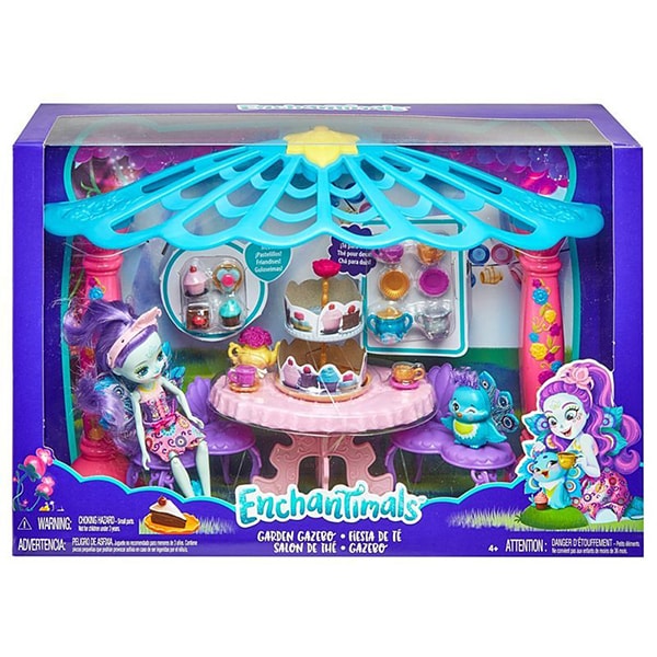 Papusa MATTEL Enchantimals Garden Gazebo MTFRH49, 4 ani+, multicolor 