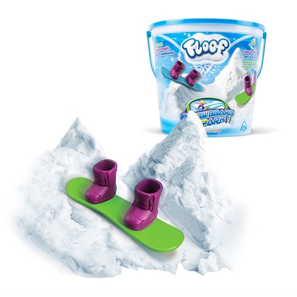Spuma modelatoare FLOOF Snowboard park FL4400, 3 ani+, alb