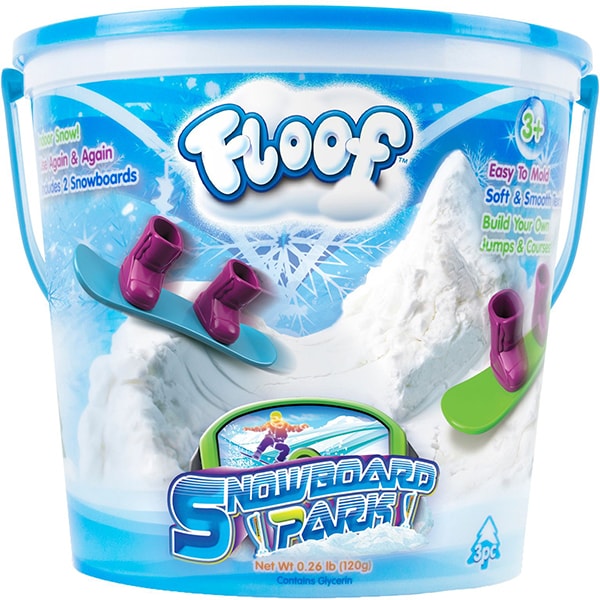 Spuma modelatoare FLOOF Snowboard park FL4400, 3 ani+, alb