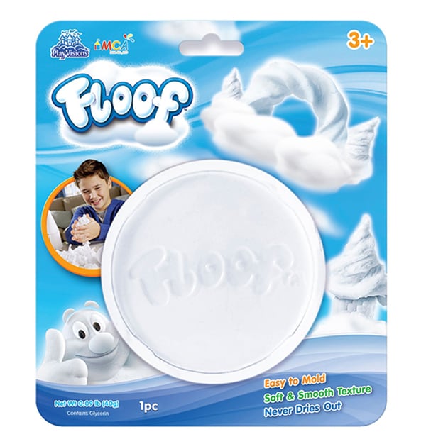 Spuma modelatoare FLOOF FL4406, 3 ani+, alb