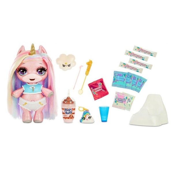 Papusa POOPSIE Glitter Unicorn 561132E7C, 6 ani+, multicolor 