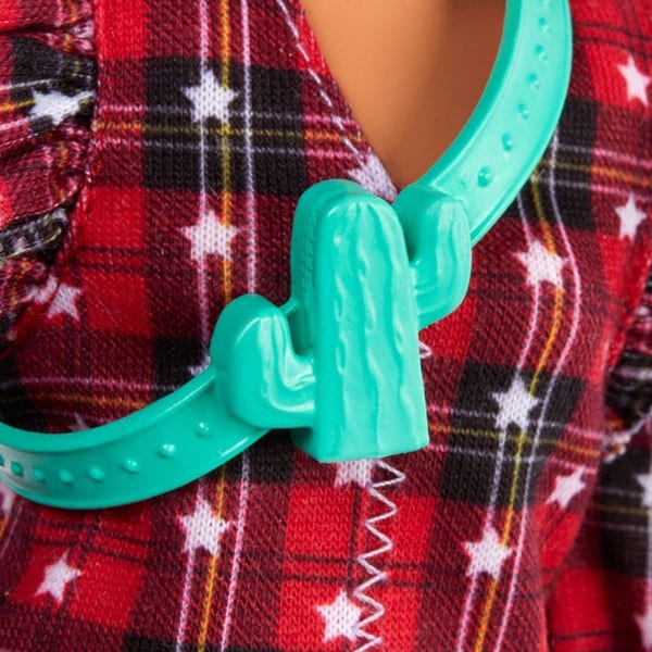 Papusa BARBIE Fashionista MTFBR37_GRB49, 3 ani+, rosu-alb