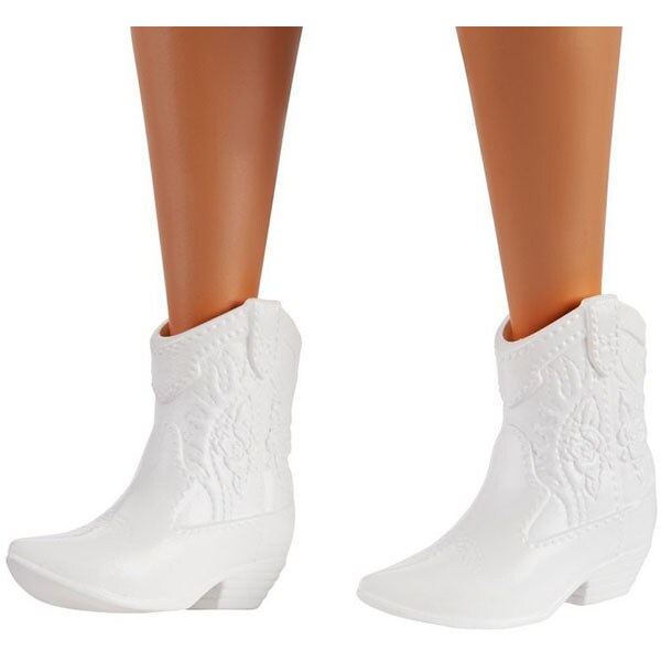 Papusa BARBIE Fashionista MTFBR37_GRB49, 3 ani+, rosu-alb