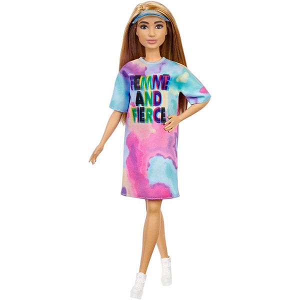Papusa BARBIE Fashionista MTFBR37_GRB51, 3 ani+, multicolor