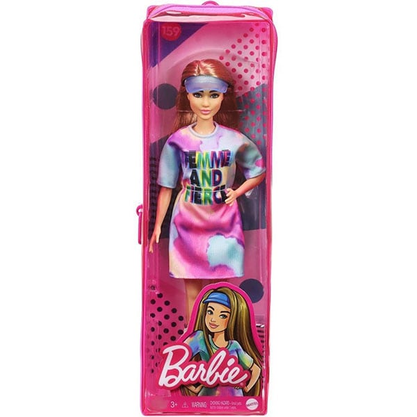 Papusa BARBIE Fashionista MTFBR37_GRB51, 3 ani+, multicolor