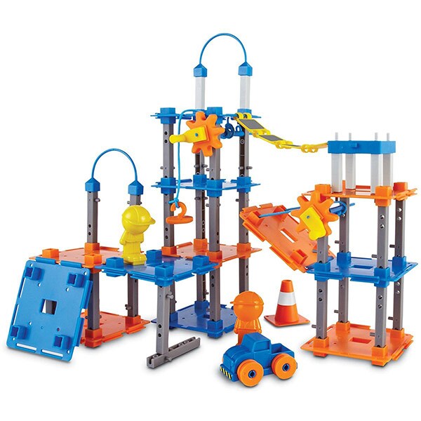 Set STEM LEARNING RESOURCES Construieste oraselul LER2843, 5 - 9 ani, 50 piese