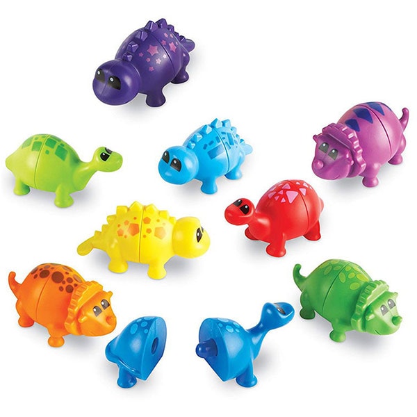 Set dinozauri jucausi LEARNING RESOURCES LER6708, 2 - 6 ani, multicolor